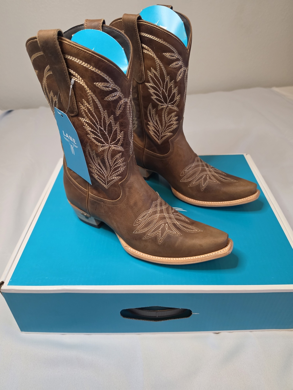 Lane Women’s Brown Western Boots - Picture 1 of 6